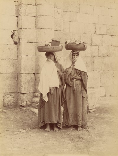 Women of Siloé, Palestine by Félix Bonfils